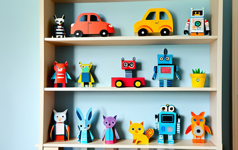 종이 공예로 만드는 장난감 - Hands Crafting a Paper Dragon**

"Close-up shot of hands carefully folding and gluing a vibrant gree...