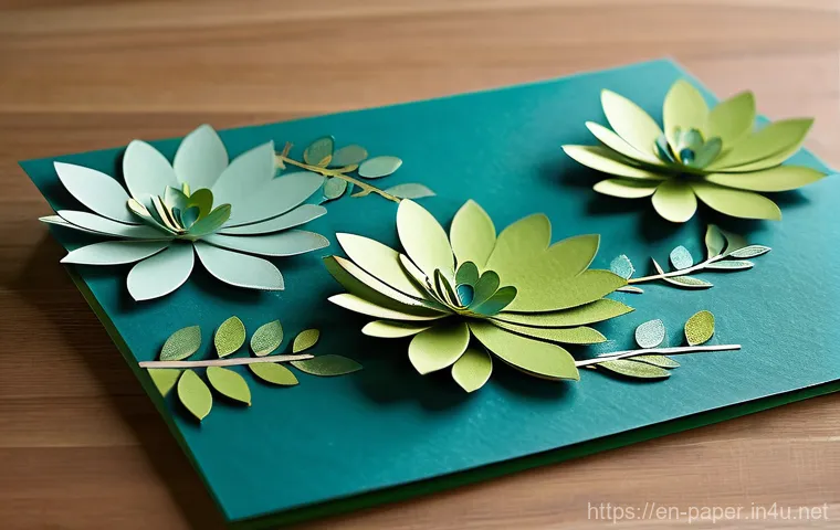 종이 작품을 위한 디자인 팁 - **Prompt:** A vibrant and dynamic mixed-media paper art piece, possibly mounted on a canvas, utilizi...