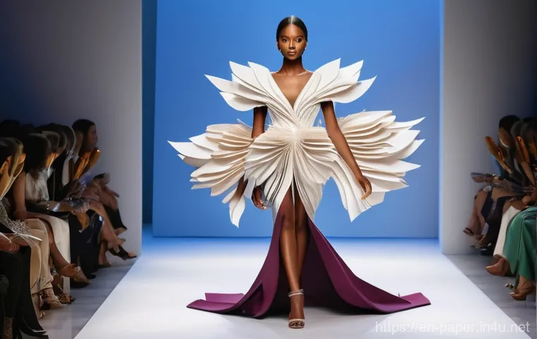 종이공예 아티스트 인터뷰 - **Prompt:** An exquisitely detailed paper sculpture depicting a vibrant, fantastical forest scene. T...