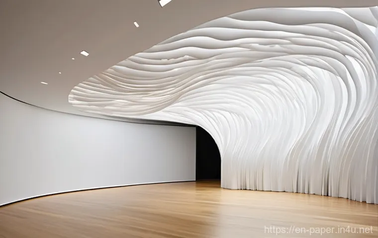 종이공예 아티스트 인터뷰 - **Prompt:** A high-fashion model, wearing elegant and modest form-fitting undergarments, adorned wit...